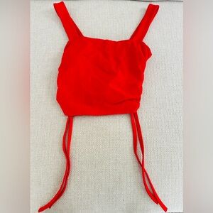Kookai Bold Red Crop-top Size XS